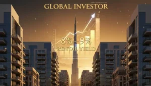 Dubai skyline highlighting top rental yield areas in January 2026 with returns reaching 9% for property investors