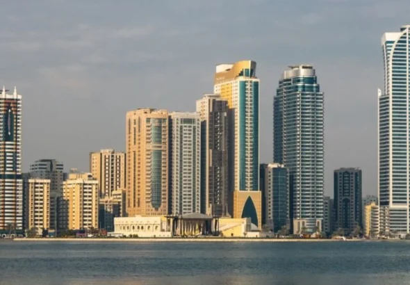 Sharjah skyline showing top residential areas with highest rental ROI in 2026